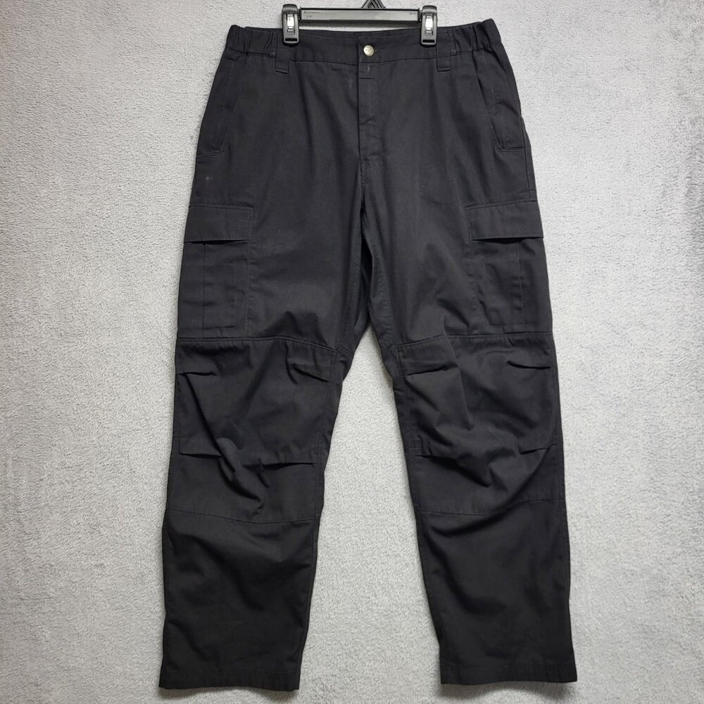 Vertx Pants Mens 34x31 Black Cargo Ripstop Distressed VTX8600 Tactical Outdoors